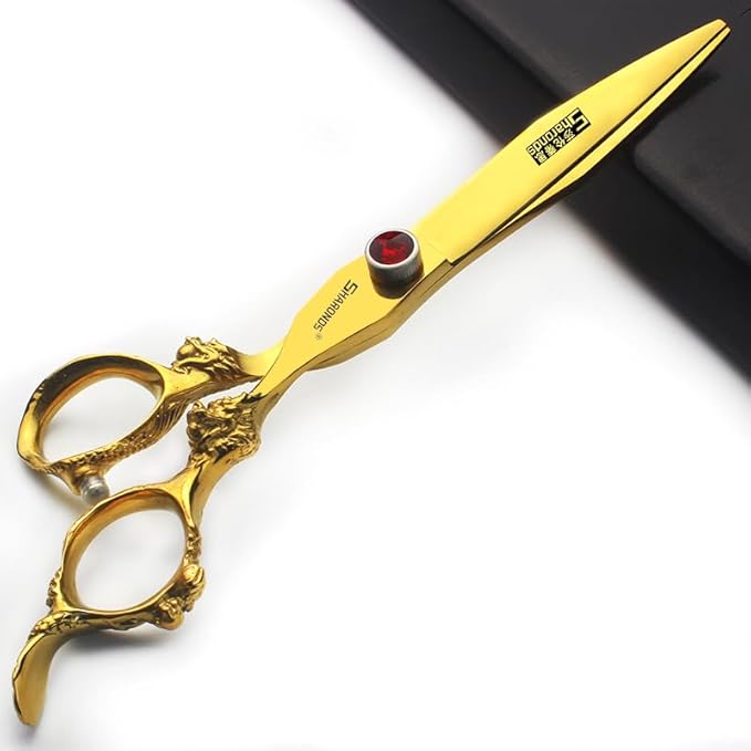 Hairdressing Scissors 6/7/8/9 Professional and Efficient Scissors (7-Inch 2-Piece Set-A)