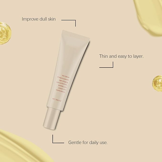 Retinol Anti-Wrinkle Eye Cream 30g - Visibly Diminishes Fine Lines & Wrinkles, Hydrates & Firms, Gentle Formula for All Skin Types, Daily Use, Cruelty-Free