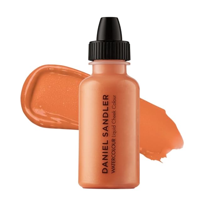Daniel Sandler WATERCOLOUR LIQUID ILLUMINATOR - 'GRACE' 15ml – Shimmer Liquid Blush for Cheeks Make up, Highlighter – Oil-Free, Lightweight, Buildable & Long-Lasting for Cheeks & Lips