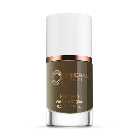 Mineral Fusion Nail Polish, Milk Chocolate Brown, No Pressure No Pressure 0.33 Fl Oz (Pack of 1)