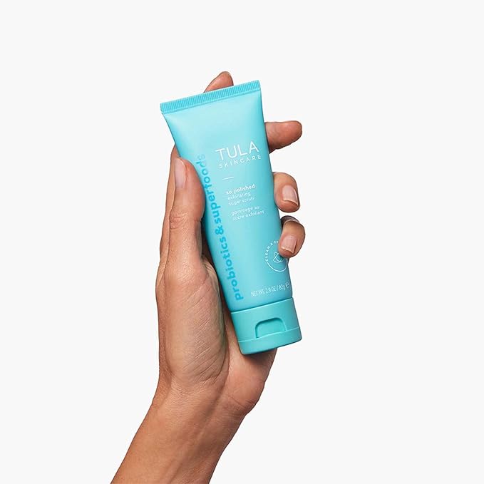 TULA Skin Care So Polished Exfoliating Sugar Scrub Face 9 oz