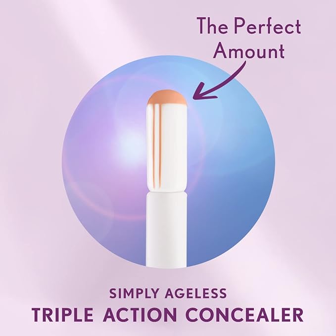 COVERGIRL Simply Ageless Triple Action Concealer, Toasted Almond, of 1