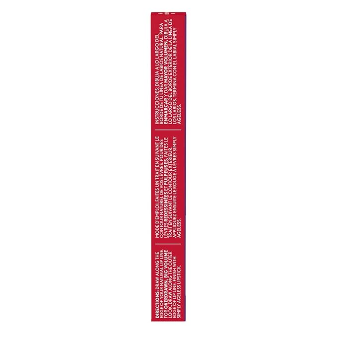 COVERGIRL Simply Ageless Lip Flip Liner, Devoted Red, Pack of 4