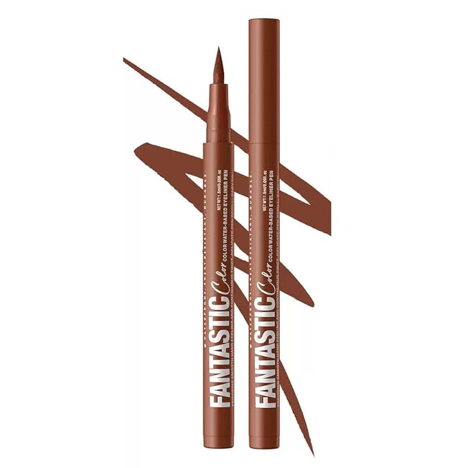 Brown Liquid Eyeliner Waterproof Brown Eyeliner Pencil Smudgeproof Long Lasting Hypoallergenic brown Felt Tip eyeliner (09#)