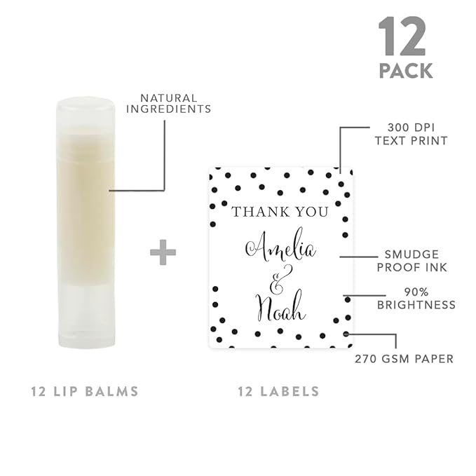 Andaz Press Personalized Wedding Party Lip Groom