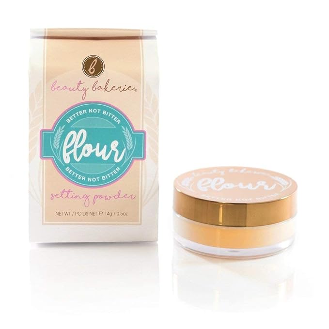 Beauty Bakerie Flour Setting Powder for Foundation, Loose Plantain (Caramel) 0.5oz