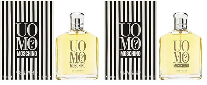 MOSCHINO Uomo for Men - 4.2 Ounce EDT Spray (Pack of 2)