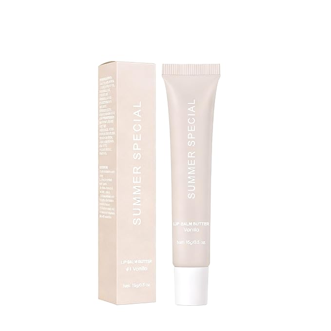 Summer Lip Gloss Lipstick, Containing Natural Oils And Fruit Extracts, Can Soothe And Soften Dry Lips, Keep Moisture For A Long Time, And Is Not Sticky (Vanilla)