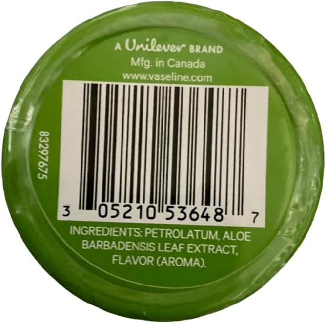 Vaseline Lip Therapy with Aloe Vera, oz