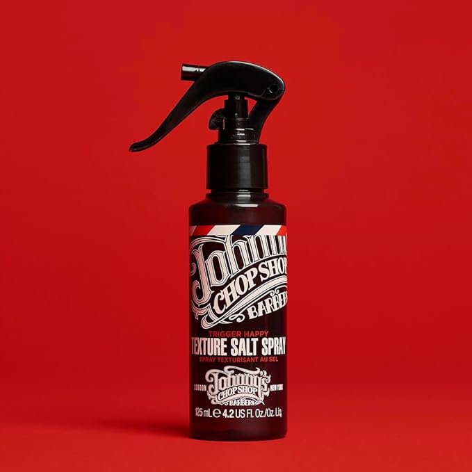 Johnny's Chop Shop, Trigger Happy Texturizing Salt Spray, Hair Styling for Men, 125ml