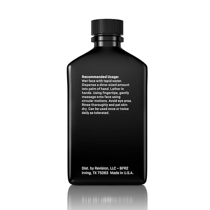 Revision Skincare Brightening Facial Wash, Daily Face Wash for Oily and Combination Skin with Vitamin C, Glycolic Acid, and Salicylic Acid to Brighten, Exfoliate, and Remove Impurities, 3.4 fl oz