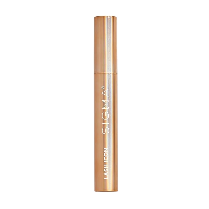 Sigma Beauty Lash Icon Lengthening and Volumizing Tubing Mascara Black – Smudge Resistant Mascara with Curved Wand, Lightweight Buildable Formula for Defined, Lifted Lashes and All Day Wear
