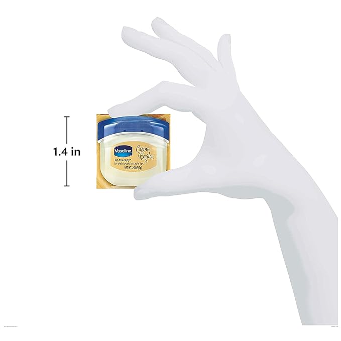 Vaseline Lip Therapy Creme Brulee Mini, Oz