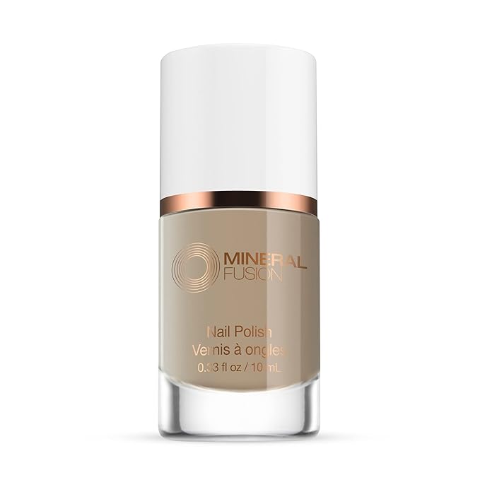 Mineral Fusion Nail Polish, Nude Pale Taupe, Naked Truth Naked Truth 0.33 Fl Oz (Pack of 1)