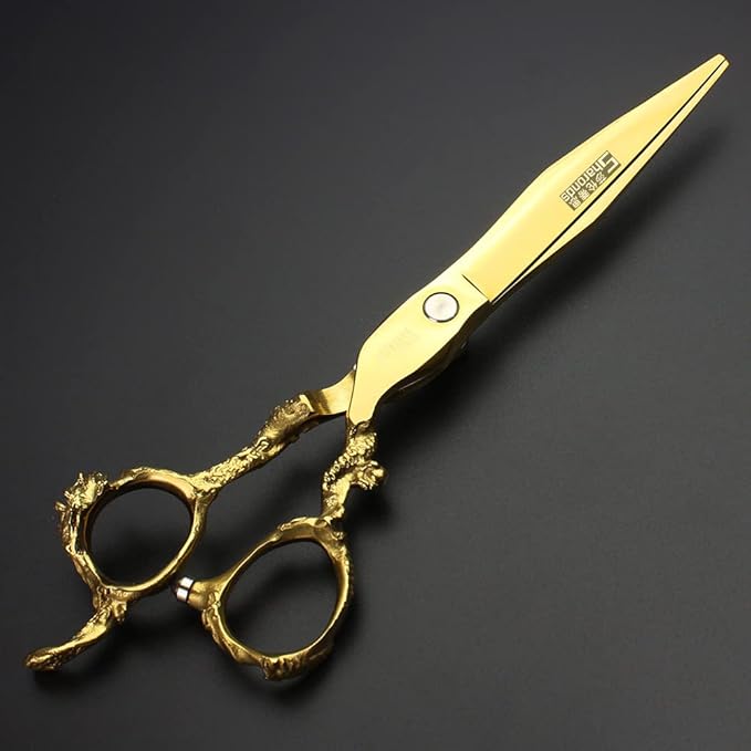 Hairdressing Scissors 6/7/8/9 Professional and Efficient Scissors (7 Inch Flat Scissors)