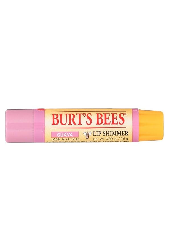 Burt's Bees Natural Makeup Guava Lip Shimmer 0.09 Oz