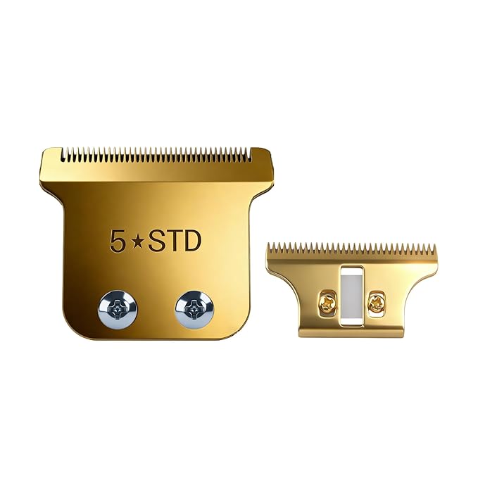 Replacement Blades for Wahl Detailer, 5 Star Hero, Razor Edger, and G Whiz trimmers,Gold 1 Pack