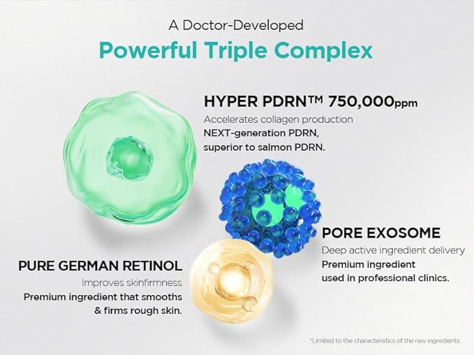 Dr.nineteen ReDRN Exosome AmpouleㅣBiome PDRN 750,000ppm + Retinol + ExosomeㅣFace Serum for Pore Tightening & FirmingㅣKorean Skin Care (0.50 fl.oz. X 2EA)