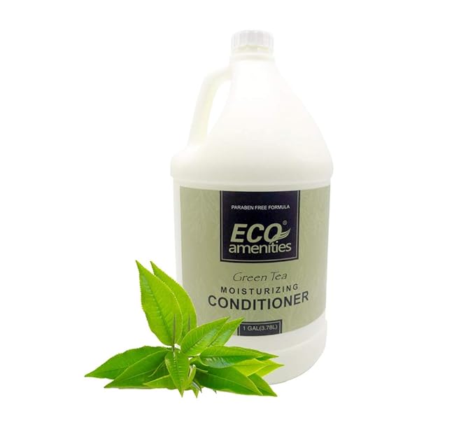 ECO Amenities Dual 1-Gallon Hair Care Set: Nourishing Shampoo and Conditioner Gallons with Pump Dispenser, Refill for Bathroom and Hotel Toiletries
