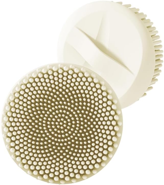 Silicone Body Scrubber for Shower - Food-Grade Ultra-Soft Silicone Body Scrubber exfoliator for Women Bath & Massage, Easy-to-Grip, Deep Clean & Relaxing Body Brush