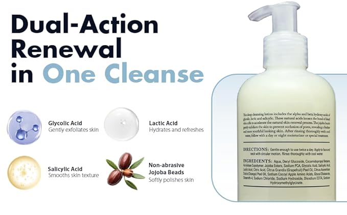 KarmaCeuticles AHA BHA Exfoliating Cleanser, 8 oz.