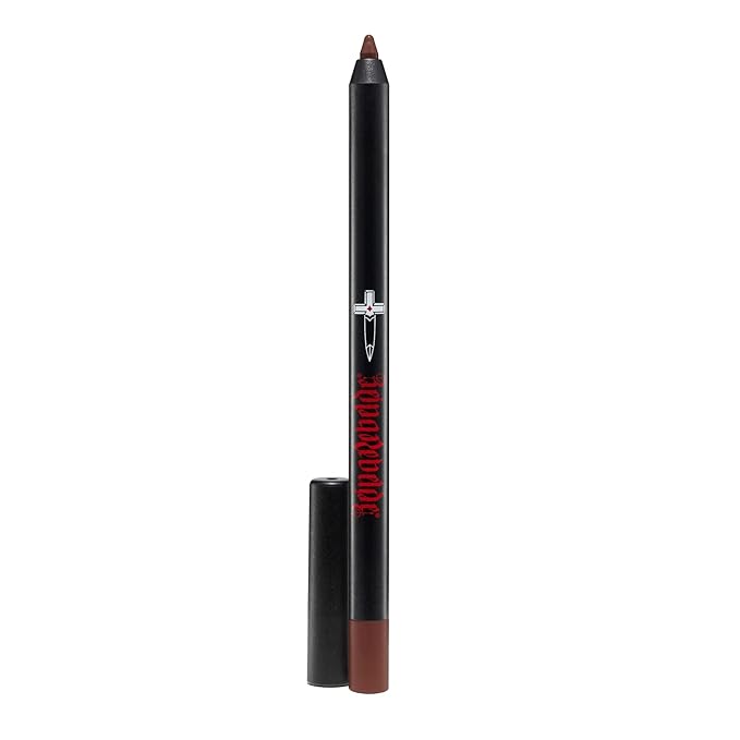 REINA REBELDE Xicana Bold Lip Pencil - Chocolate Brown Shade/Up to 8 Hour Finish/Water Resistant, Won't Feather or Bleed/Highly Pigmented Glides On Like a Dream/Moisturizing/PVC Free Barrel
