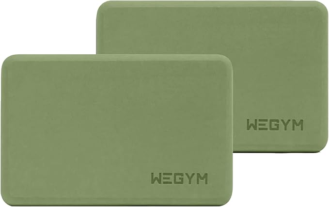 WeGym Yoga blocks with Anti-Slip, Comfortable Grip, Sturdy Sides for Secure Workouts at Home, for Yoga, and Pilate Training