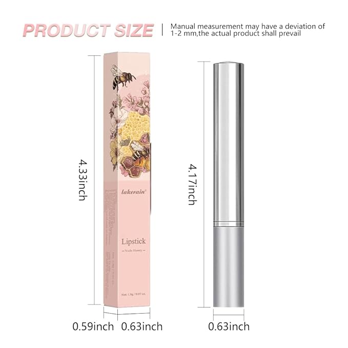 FeiCuiYun 2Pcs Nude Brown Honey Tinted Lip Stain Lip Balm Lip Gloss Lipstick, Sheer Hydrating Lip Stains Tint, Moisturizing Lip Color for All Skin Tones, Nourishing Lip Balm with Natural Black Cherry