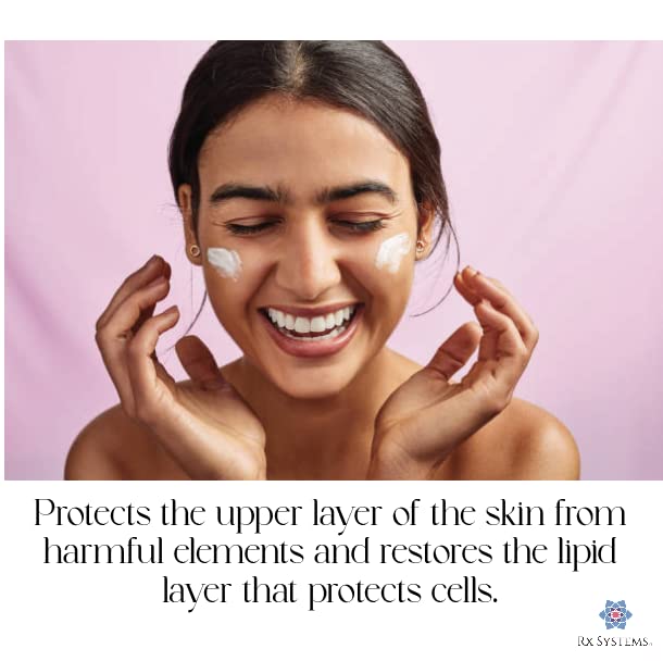 Rx Systems PF Essential Lipid Hydrator, Facial Moisturizer Oil | 100% Pure Squalane Oil for Improved Skin Hydration and Elasticity. Daily Oil Face Hydrator