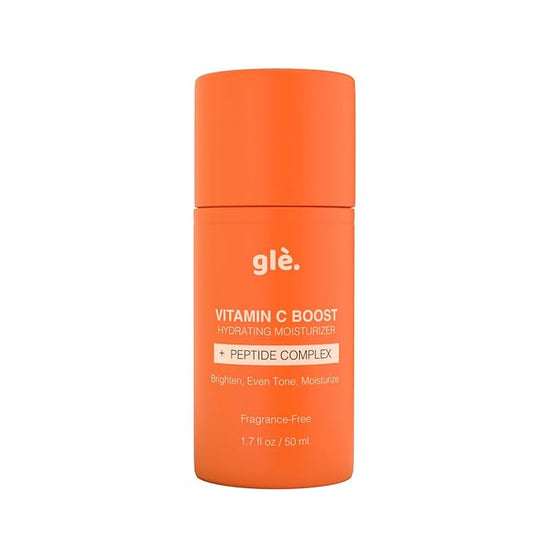 Gle Skincare Super Hydro Boost Moisturizer with 5% Vitamin C & Olive Squalane Oil, Moisturizer for Fine Lines, Uneven Tone and Acne-Prone Skin, Fragrance-Free & Paraben-Free 1.7 Fl Oz.
