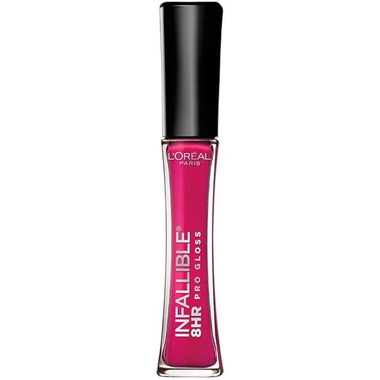 L'Oreal Paris Makeup Infallible 8 Hour Lip Gloss, Comfortable & Hydrating Formula, Posy, 0.5 fl.oz.