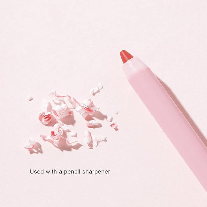 Matte Lip Liner Pencil Set,12 Colors Natural Nude to Dark Waterproof Long Lasting No Fade Soft Pencils Lipstick Makeup Gift Set for Daily Travel Party Work (A)