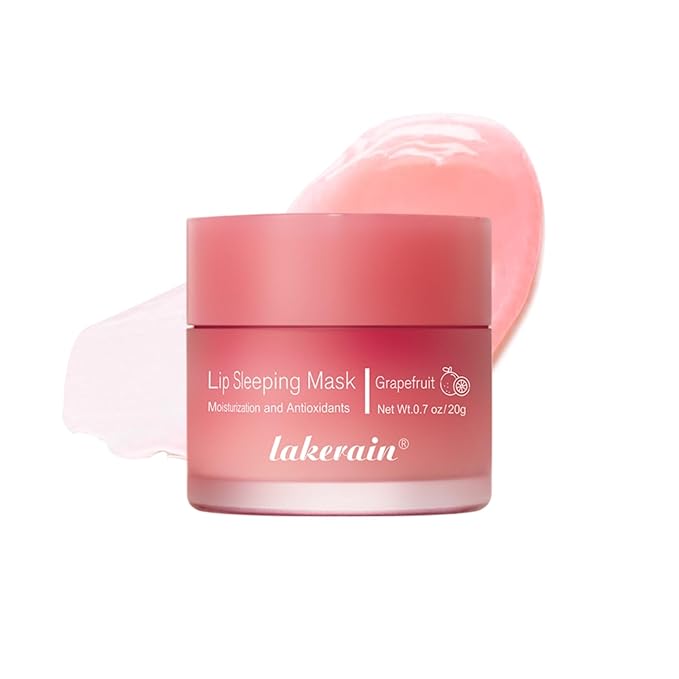 Lip Sleeping Mask,Moisturizing Lip Mask 0.7oz(03-Grapefruit)