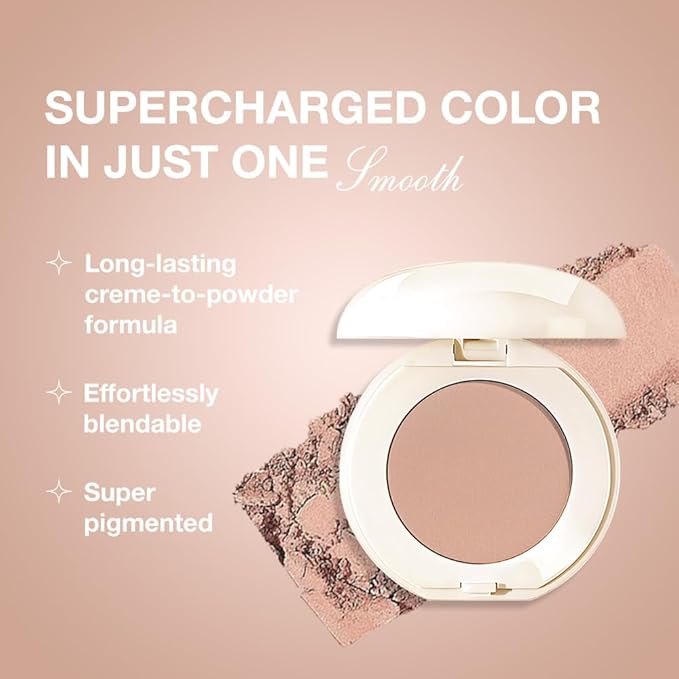 Single Cream Eyeshadow,Nude Apricot Matte Eye shadow Pallette,Waterproof&Long Lasting Mini Eyeshadow,Soft Matte Eye Makeup,Vegan & Cruelty-Free Eye shadow for Brown Blue Green Eyes #10