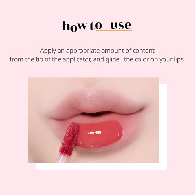 ETUDE Over Glowy Tint #3 DDORI Apple Red Glowy