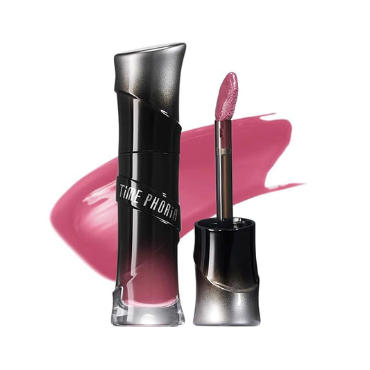 Lunara Frost 3D Lip Gloss, 003 Selmira-Pinkish Mauve, High-Shine Glossy Finish, Juicy Pigment Lip Gloss with 3D Plumping Effect, 24H Hydration with Hyaluronic Acid, Non-Sticky Cushiony Gel
