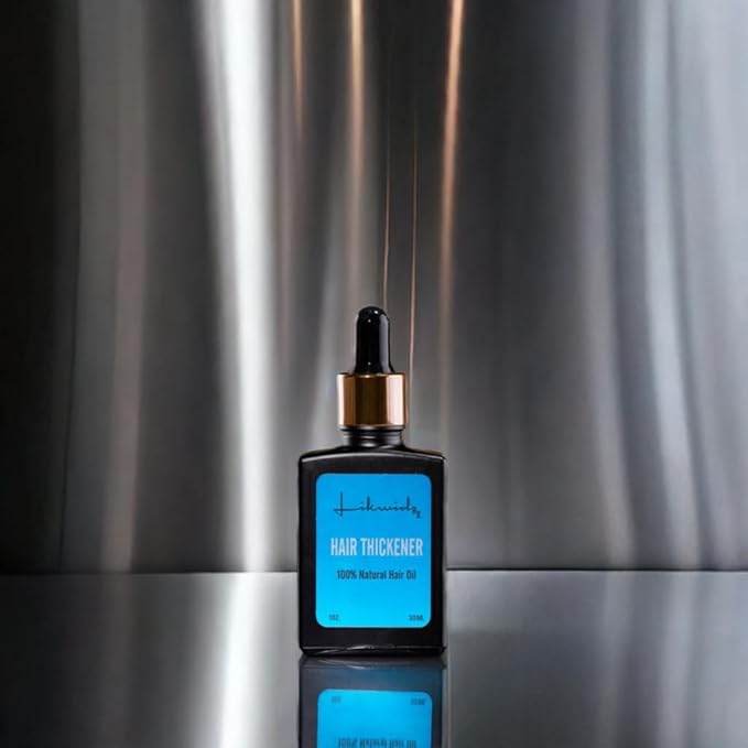 Hair Thickener Natural Hair Oil, Sesame, Sweet Almond and Castor Oils, Reduces Gray Hair, Strengthens Follicles