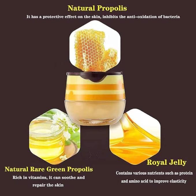 2PCS Honey Balm Lip Balm, Lip Aging