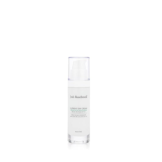 Josh Rosebrook Nutrient Day Cream - Regenerating Facial Moisturizer, High Protection Broad Spectrum Sunscreen SPF 30, Reef Safe - 30mL - 1.0 Oz