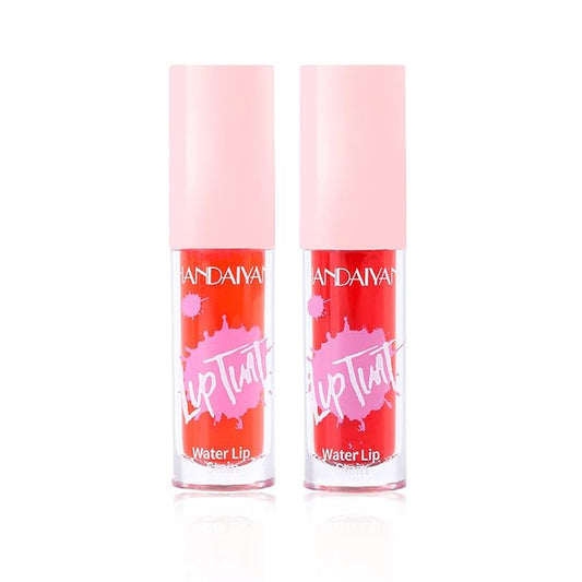 AWCCXMYM 2Pcs Lip Stain Lip Tint Stain Nude Gloss