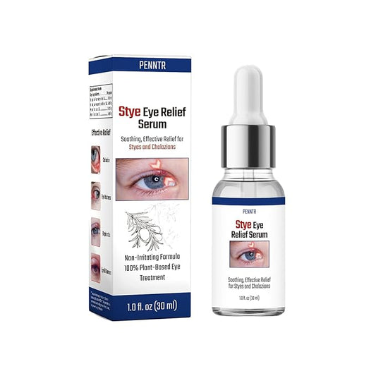 Stye Eye Treatment, Chalazion Treatment Serum, Stye & Blepharitis Remover with Hippophae Rhamnoides Fruit, Helichrysum Angustifolium Flower & Persea Gratissima Oil ((1 Fl. OZ (Pack of 1)))