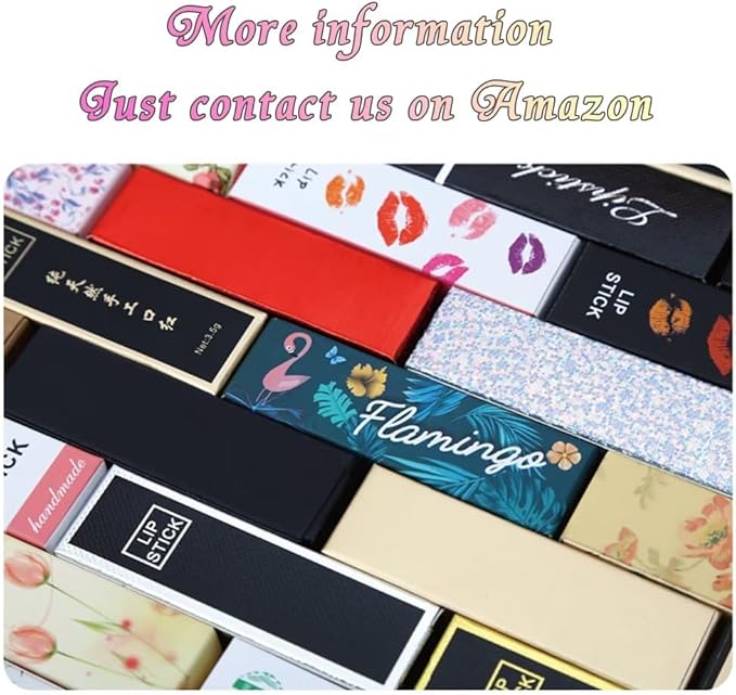 ANZKA 50 Pcs Lip Balm Boxes Package