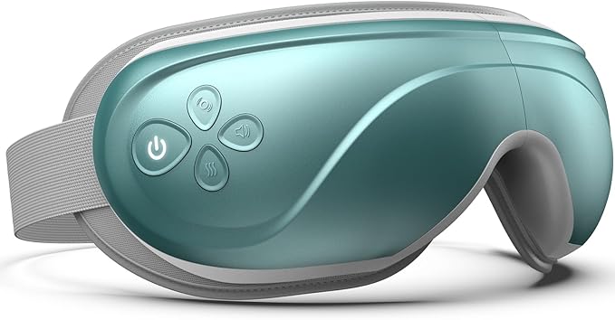 RENPHO Eye Massager with Heat, Valentines Day Gifts Birthday Gifts for Mom Dad Women Men Face Massager, Heated Sleep Mask for Dry Eyes Eyeris 2