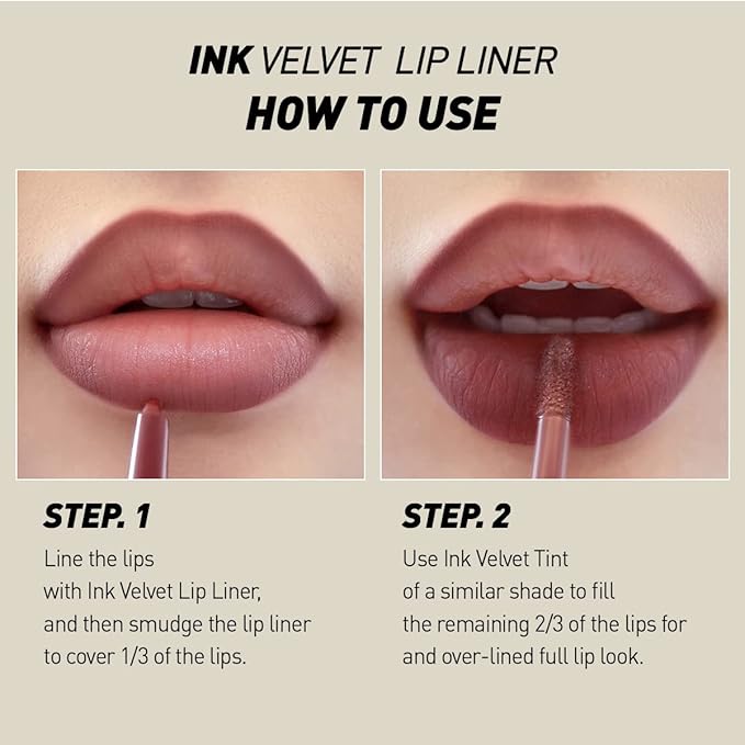 Peripera INK VELVET LIP LINER (001 ROSY NUDE) LIP