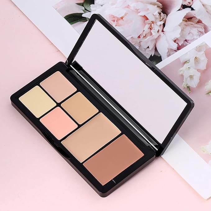 Concealer Contour Palette, 6 In 1 Color Correcting
