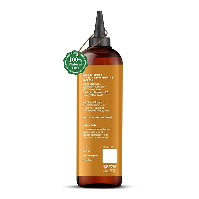 Botanic Hearth Hair Oil for Hair Growth & Home Hair Perm Kit | Strengthening Dry, Frizzy, Damaged Hair & Scalp Treatment | Batana & Caffeine Hair Oil – 6.7 Fl Oz