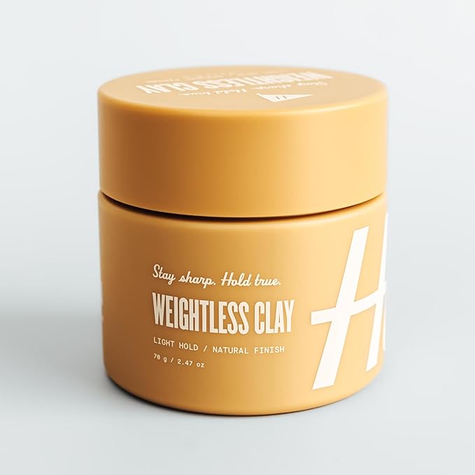 Hitch Weightless Clay Light Hold Natural Finish Hair Clay Pomade for Men