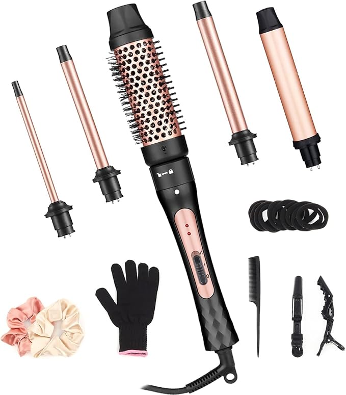 JAETON Hair Curling Wand Iron Curling Iron Set Hair Curler Set (M)