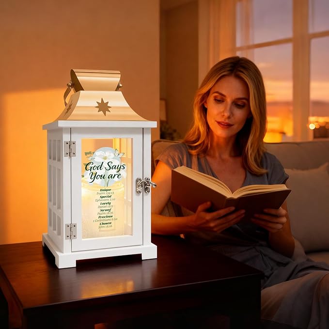Christian Gifts for Women Birthday, Candle Warmer Lamp with Timer Dimmer, Christmas Birthday Gifts for Mom Women Sister, House Warming Gifts, Decorations for Room Home Decor, Wax Melt Warmer