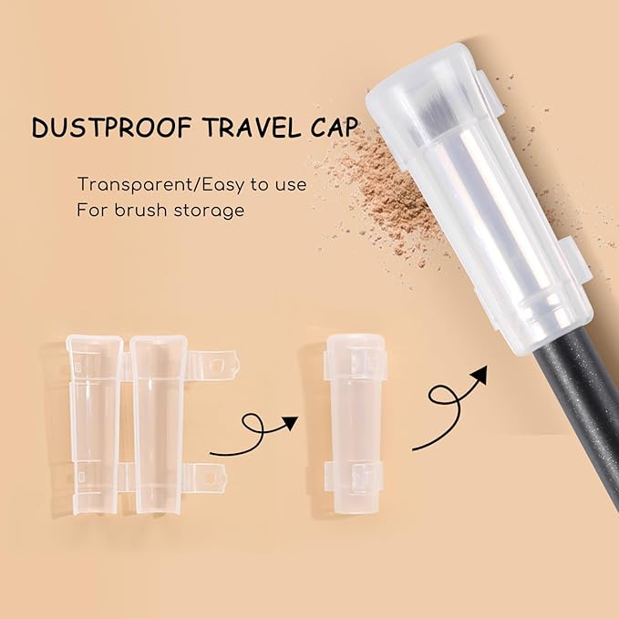 ENERGY Concealer Brush Under Eye Mini Angled Kabuki Nose Contour Brush for Concealing Blending Setting Buffing with Powder Liquid Cream Cosmetics Small Makeup Foundation brush